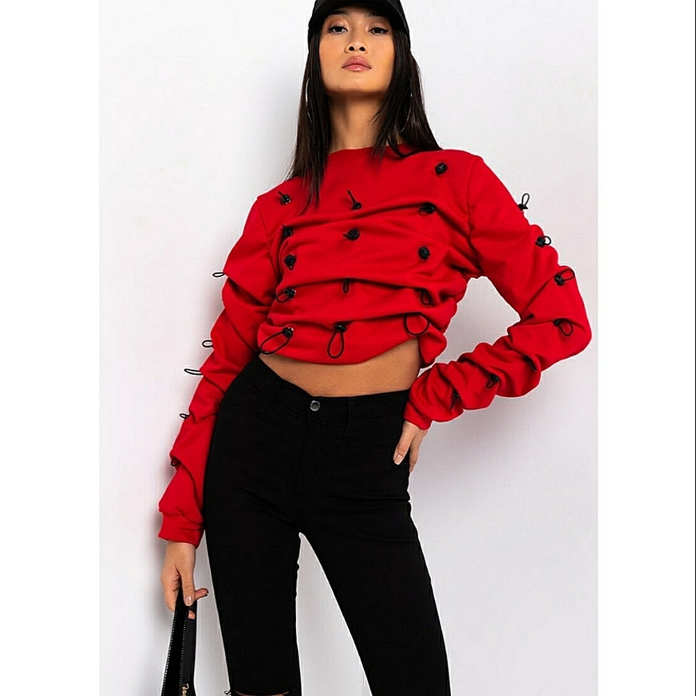 💋AKIRA CROPPED SWEATSHIRT LONG SLEEVE!!!